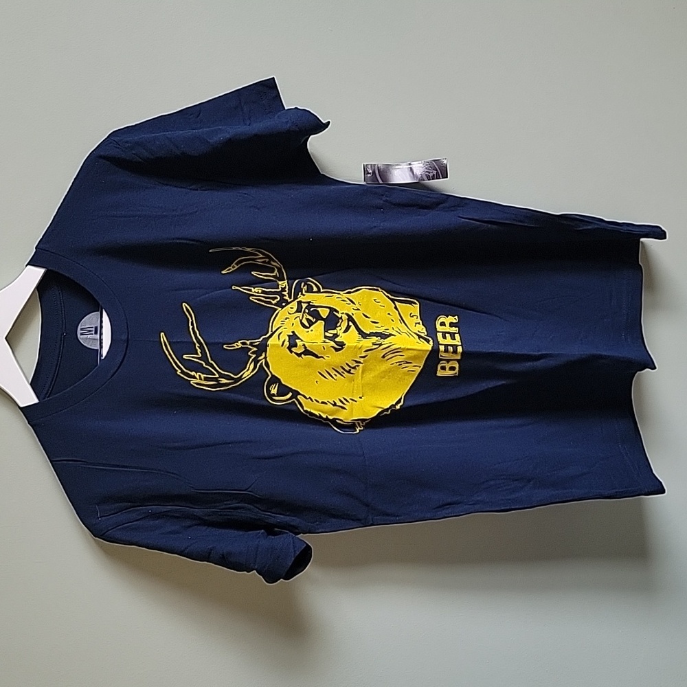 NWT Sub_Urban RIOT TEE Beer in Navy